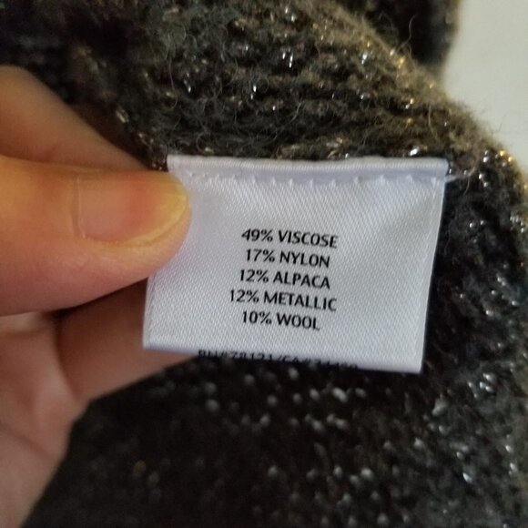 Eileen Fisher Open Knit Dolman Alpaca Wool Sweater - Picture 6 of 6